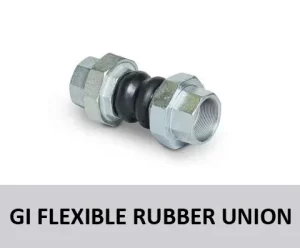 GI Flexible Rubber Union